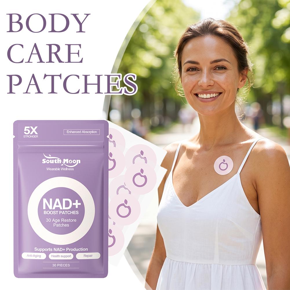 Health Wellness And - 30 قطعة من لاصقات NAD+ المنشطة