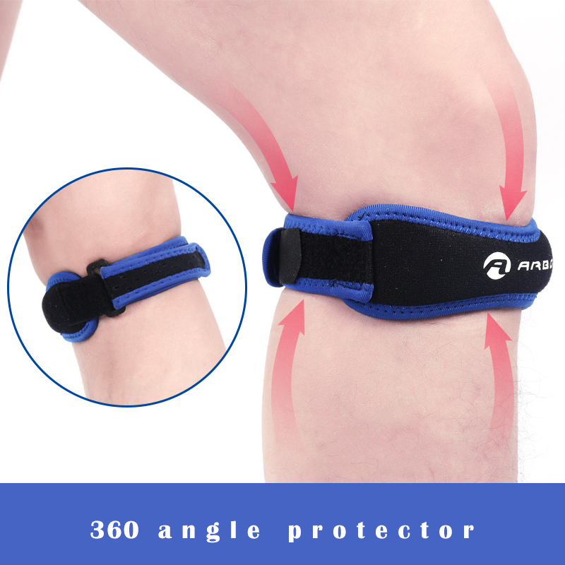 Compression Knee Sleeve - 1 قطعة الركبة الرضفة وتر الركبة
