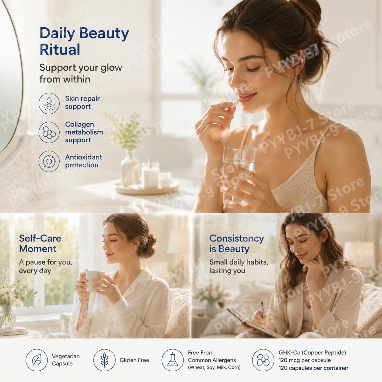 كبسولات مكمل ببتيد النحاس GHK- - مراجعة Health Wellness And وسعره